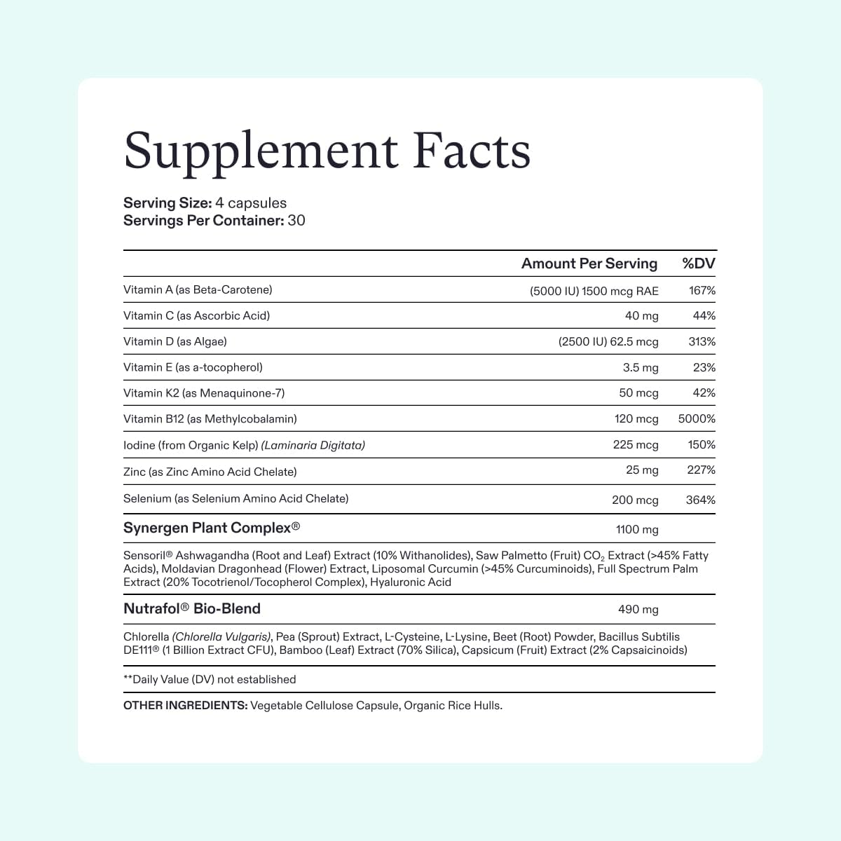 Nutrafol VEGAN Womans Hair Growth Supplement, 3-Month Supply, For Women 18-44 Years Old, Pack of 3 - Image 10